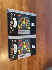 Set of Two New Janod Magnetic Books 43 Magnets Excellent New France Magnetic Toy