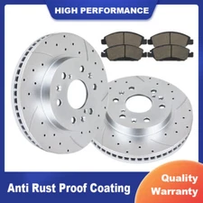 Front Brake Rotors and Pads Fit Chevy Express Silverado 1500 GMC Sierra 1500 Kit