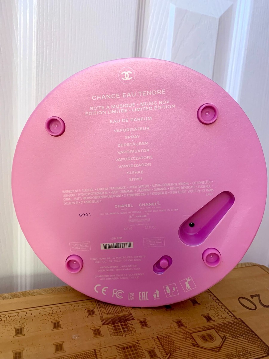 CHANEL CHANCE ミュージック ボックス① Chanel Music Box Limited Edition Chance Chanel Eau Tendre