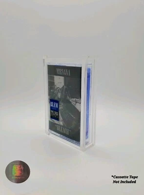 Audio Music Cassette Tape Acrylic Display Case UV Resistant 4mm