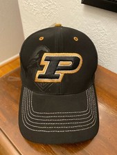 Purdue Boilermakers Cap Fan Favorite NWT NEW Black Hat Tags University
