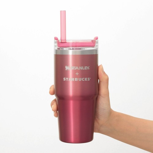Starbucks Japan 3WAY Stainless Tumbler STANLEY Gradient Cranberry Christmas - Picture 1 of 9