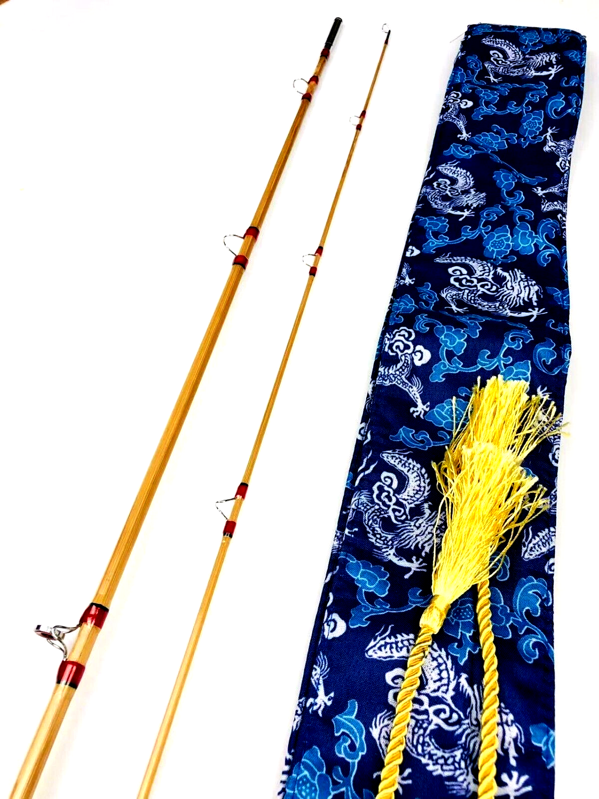 ZHUSRODS Vintage Bamboo Fly Rods 7'6" 5 wt / Handicraft Fly Fishing