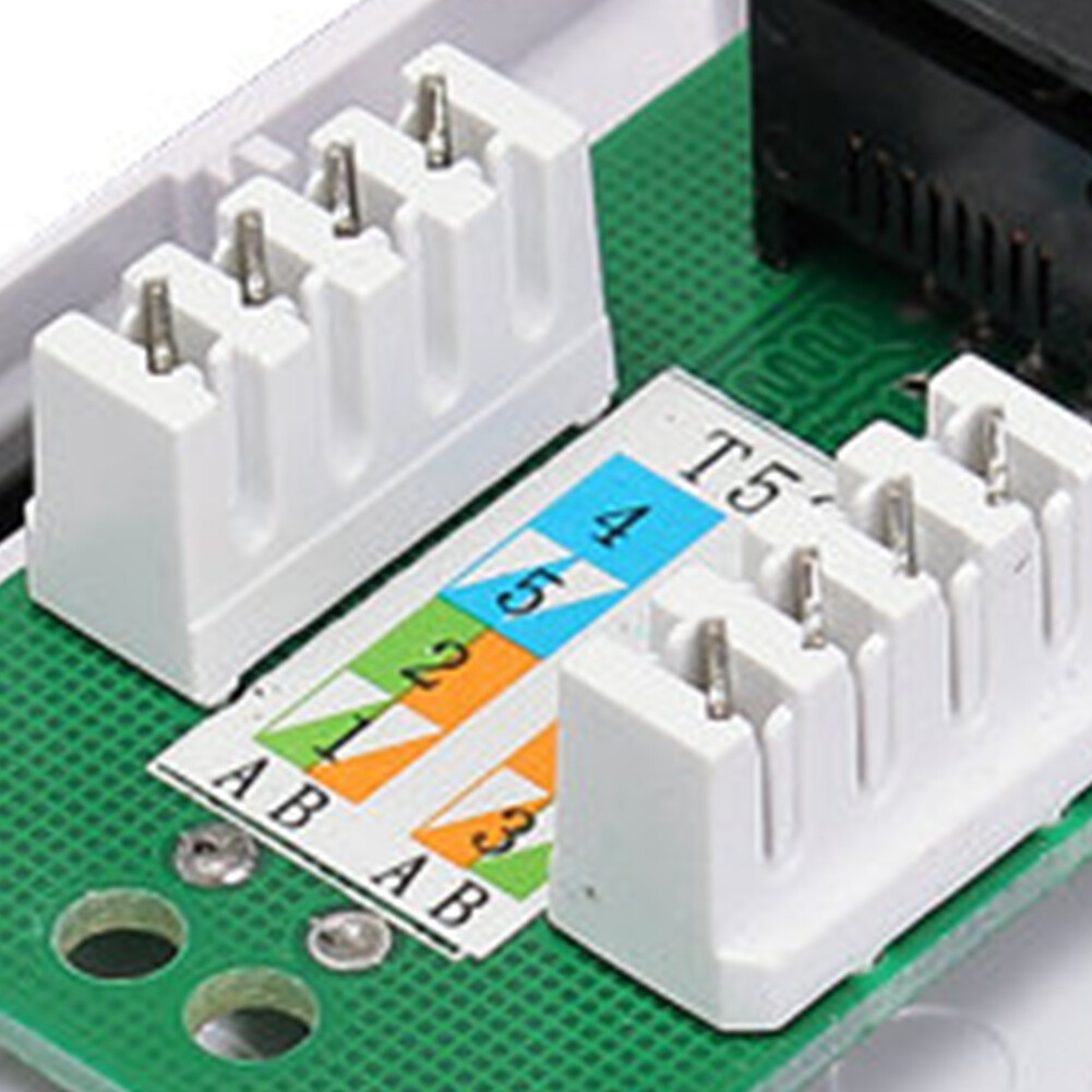 RJ45 Desktop Box Single Port Network Connector Unshielded Information ...