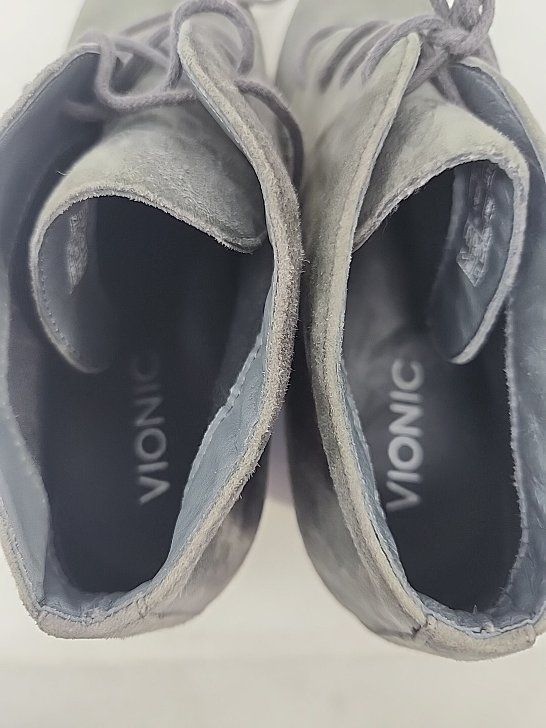 Vionic Womens Size 8.5 Booties Solid Gray Wedge B… - image 16