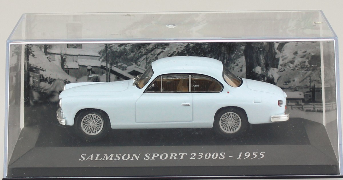 Modèle Réduit Voiture Salmson Sport 2300S 1955 - Ixo/Altaya échelle 1/43, En Boîte D'origine