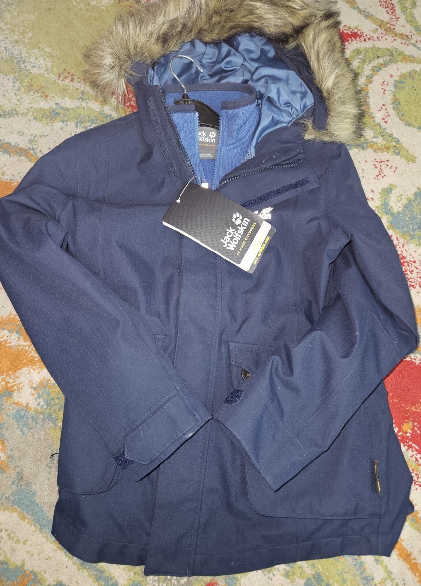 Jack Wolfskin Kids 128 Texapore Elk In Kids Unisex Jacket New Rr£140