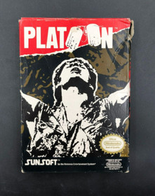 Platoon (Nintendo Entertainment System, NES) in Box w/ Manual + Sleeve + Case