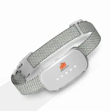 White Automatic Anti bark Dog Collar Intelligent Waterproof Barking Terminator