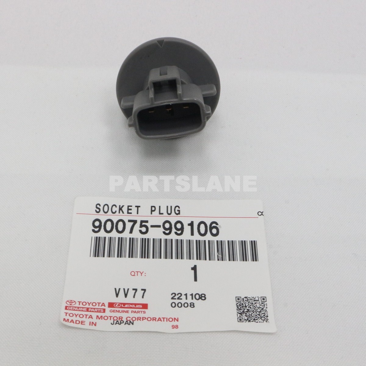 90075-99106 Toyota OEM Genuine PLUG ASSY, FRONT TURN SIGNAL LAMP