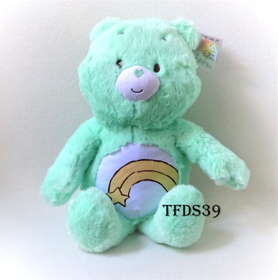 Care Bears grün Stern Glücksbärchen Bär Stofftier Plüschtier Kuschel (T219)