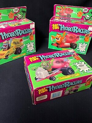 Rat Fink Hydro Racers, Lot of 3 Boxed vehicles, 1990 Kenner, Dirty Doug & Dune Rat Fink Hydro Racers, Lot of 3 Boxed vehicles, 1990 Kenner, Dirty Doug & Dune