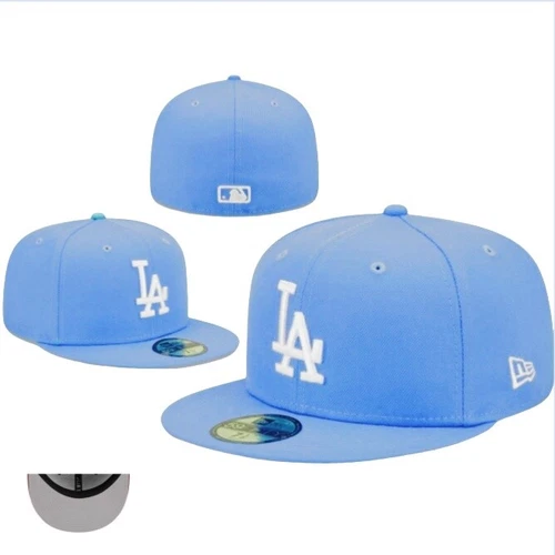Los Angeles Dodgers LA Fitted Hats Cap Sonnenhut Unisex New Series Baseballmütze Kappe - Bild 1 von 15