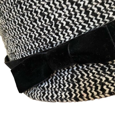 San Diego Hat Co. Women\'s Black White with Black Velvet /Bow Bucket Hat. Sz os San Diego Hat Co. Honor Bow Bucket Hat | Anthropologie main image 2