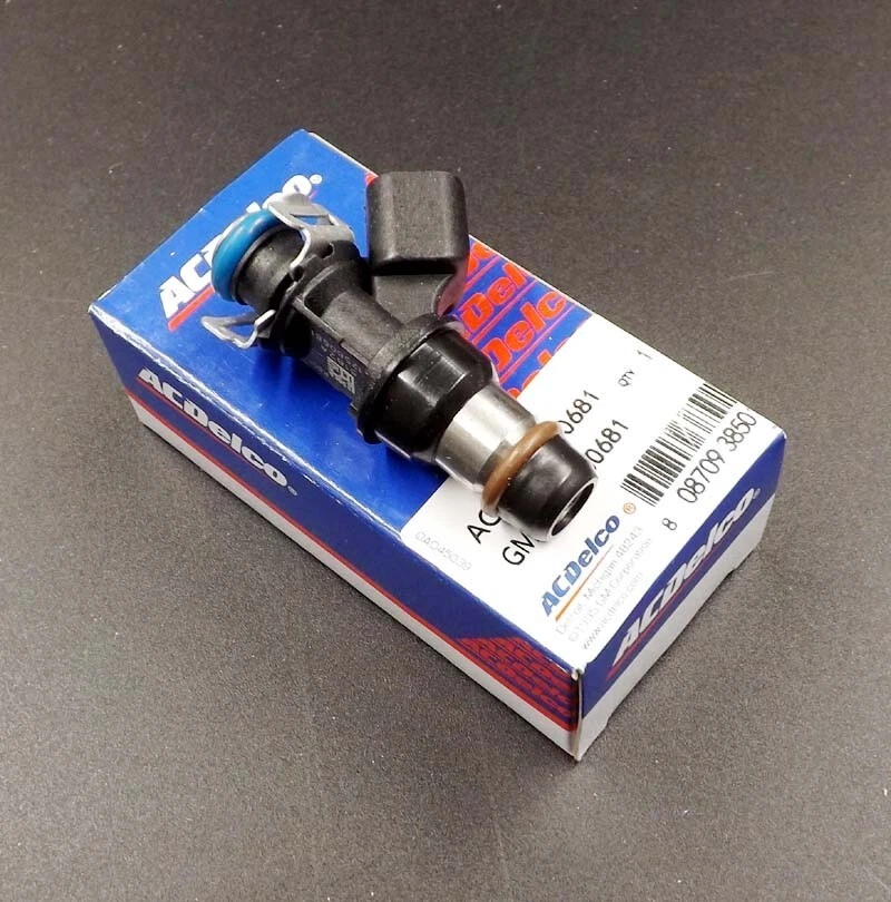 8 SET ACDelco 12580681 Fuel Injector 217-1621 2004-10 Chevy GMC 5.3/6.0/6.2 - Imagem 2 de 4