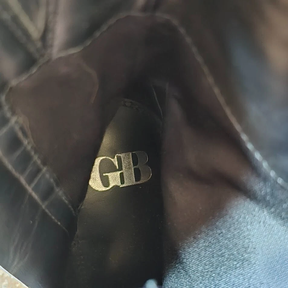 GB Levi-Tate Botas Medianas Plataforma Cuero Negras Talla 8 202206AA Foto 3 de 4