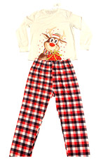 Rudolph Reindeer Christmas Pajamas Women s XL Wephupsho 2-Piece Set - NEW