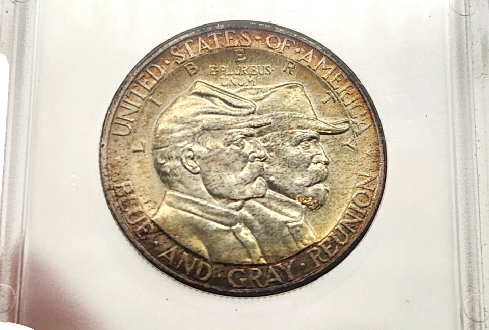 1936 Gettysburg Commemrative Half Dollar - ICG MS65 Toned - Image 3 of 4