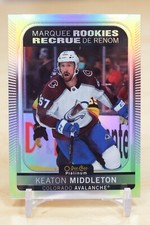 2021-22 OPC Platinum Marquee Rookies Rainbow #261 Keaton Middleton - Colorado