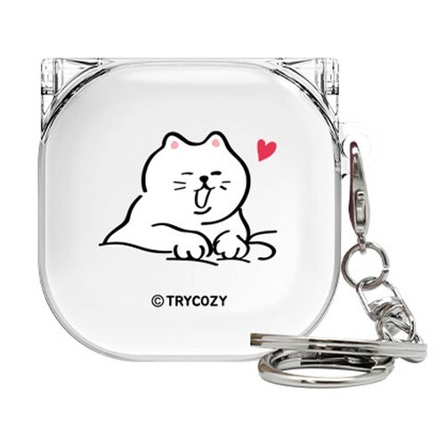 Cutie Cat Clear Hard Casefor Samsung Galaxy Buds2 Pro/ Buds2/ Buds Pro / Live - 第 13/18 張圖片