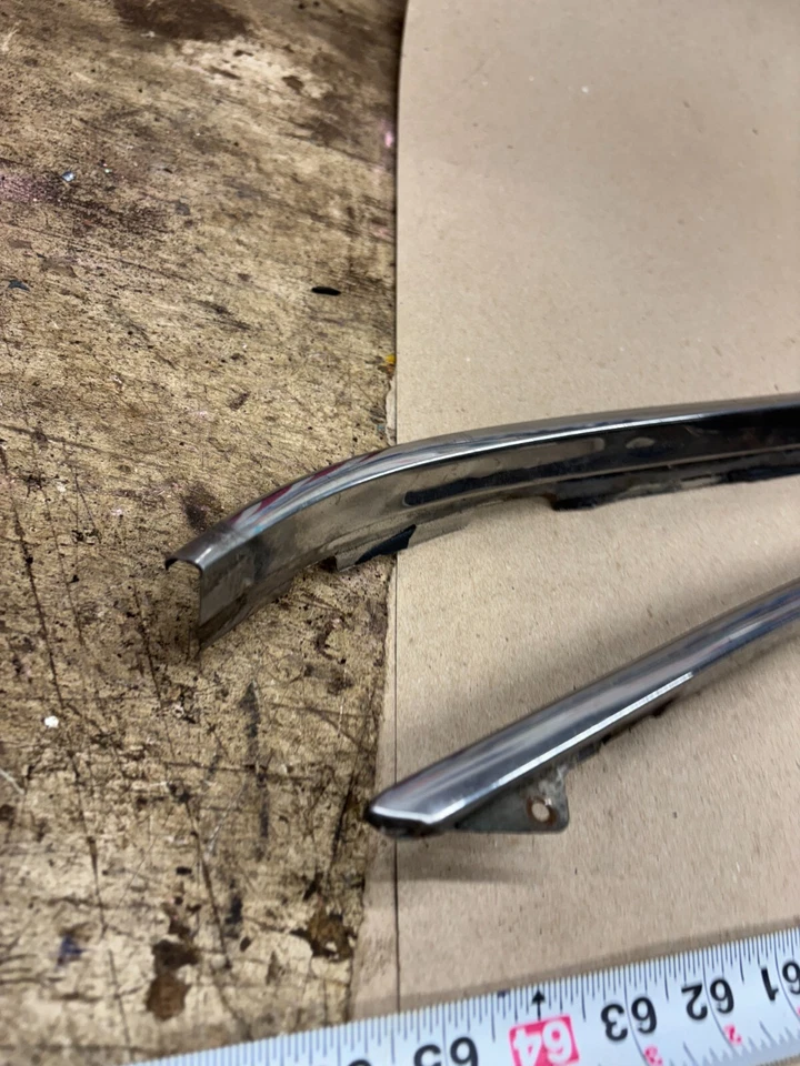 Ford Galaxie 1967 67 techo riel de goteo moldura canal de lluvia XL LTD merodeador Foto 2 de 4