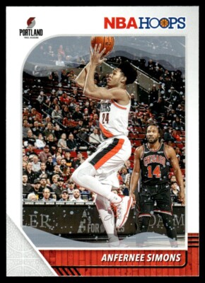 2019-20 Hoops Winter Anfernee Simons Portland Trail Blazers #268