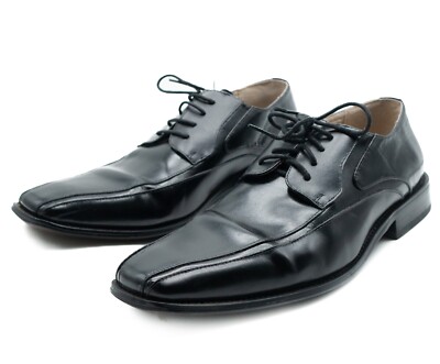 Stacy Adams Black Leather Lace Oxford Dress Shoes Size 10M 