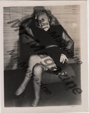 Blonde Lingerie Model 4"x5" Photo Vintage Sexy Cheesecake Risqué Pinup QH-90