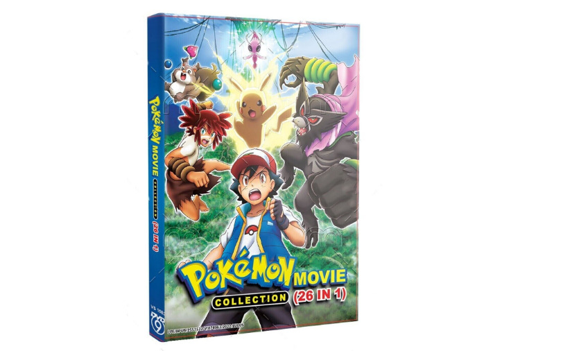 DVD ANIME POKEMON MOVIE COLLECTION 26 IN 1 ENGLISH SUBTITLE REGION