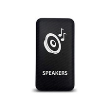 CH4X4 Toyota Push Switch Speakers Symbol - White LED