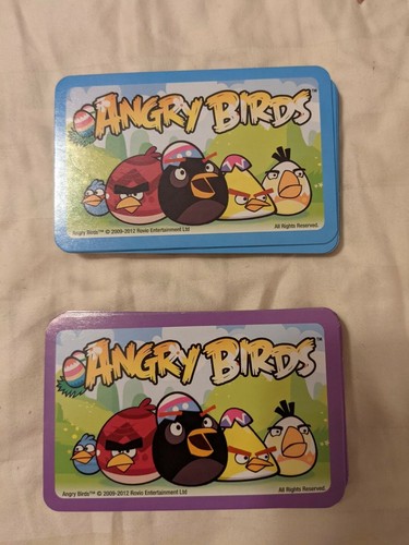 Angry Birds Card Game, Mattel 2012 SPRING EDITION No Instructions Easter - Picture 3 of 3