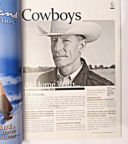 ROY ROGERS King Of Cowboys AMERICAN COWBOY Dec Jan 2012 LYLE LOVETT Rodeo Finals - Picture 4 of 6