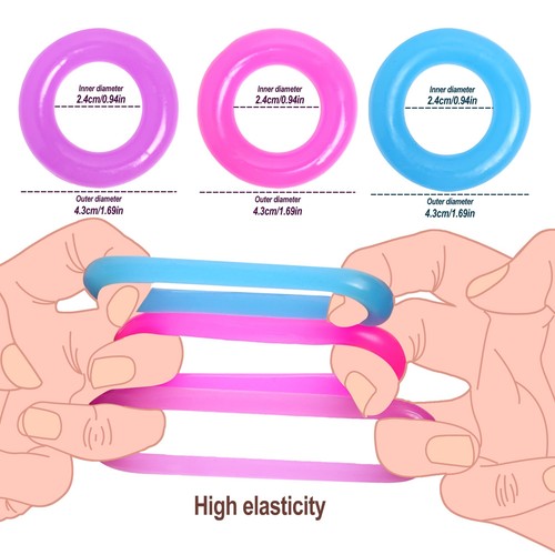 Silikon Penisringe Cockring Hodenring Prostata Massage Erektionsring Penisring - Bild 98 von 107