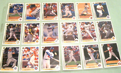 1991 Upper Deck Silver Sluggers Complete Set Baseball MLB Bonds Sandberg Larkin