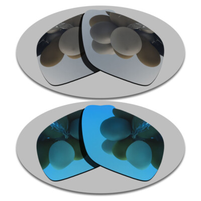 Silver&Sky Blue Lenses Replacement For-Oakley Dispatch 1 Polarized Anti-Scratch