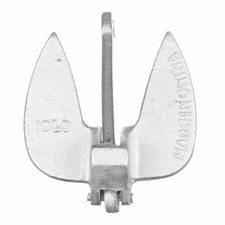 Attwood 9933-1 Ten Pound Navy Anchor Aluminum Color
