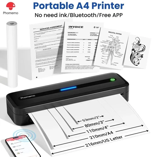 Nouvelle imprimante Portable A4 sans fil M832 pour voyage travail maison sans en