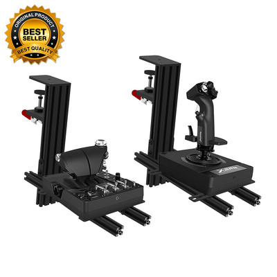 2 Set the Desk Mount for the Flight Sim Game Joystick, Throttle and Hotas 