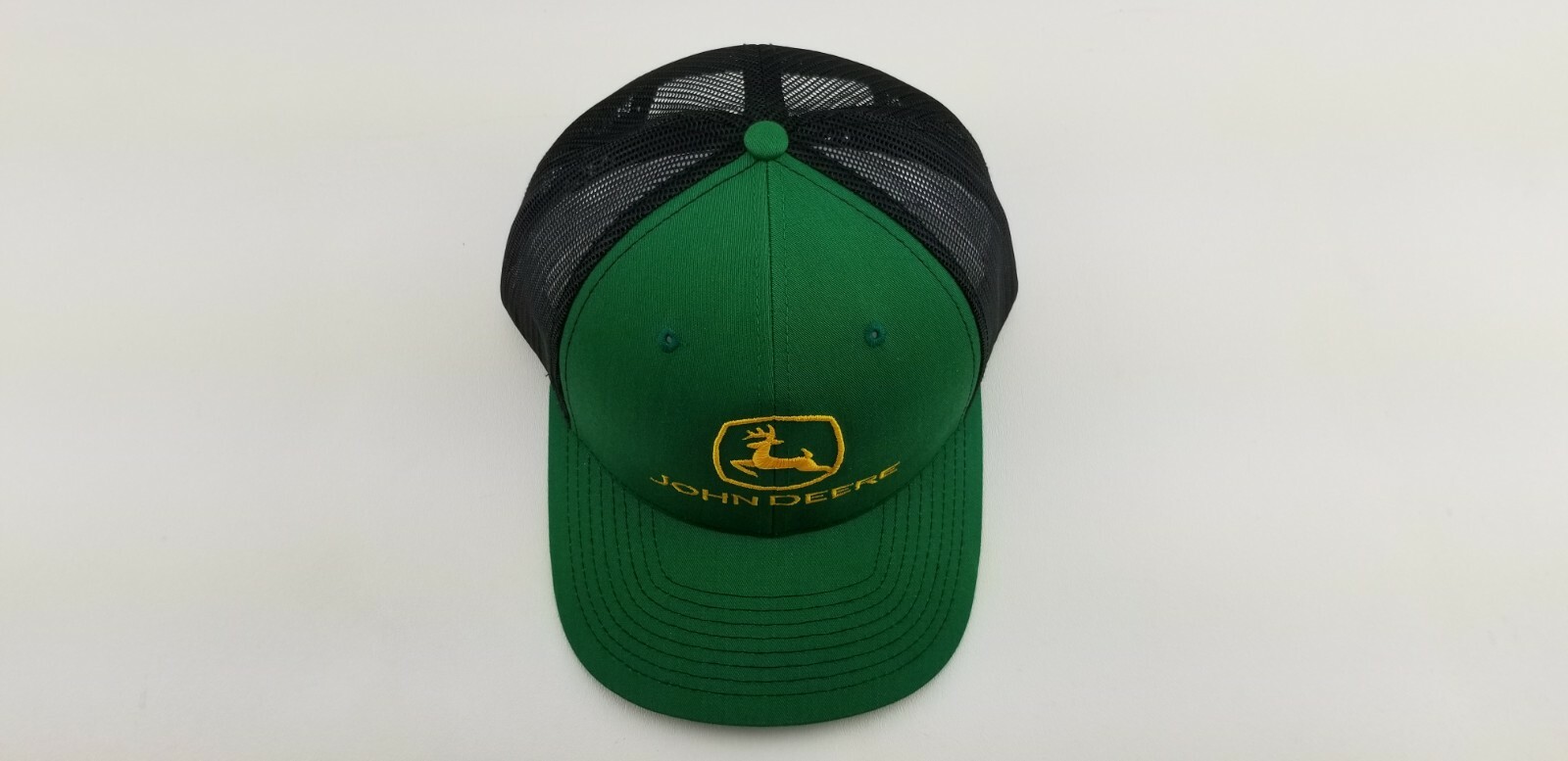 John Deere Tractor Custom Inspired Kelly Green Black Trucker hat Farmer headwear
