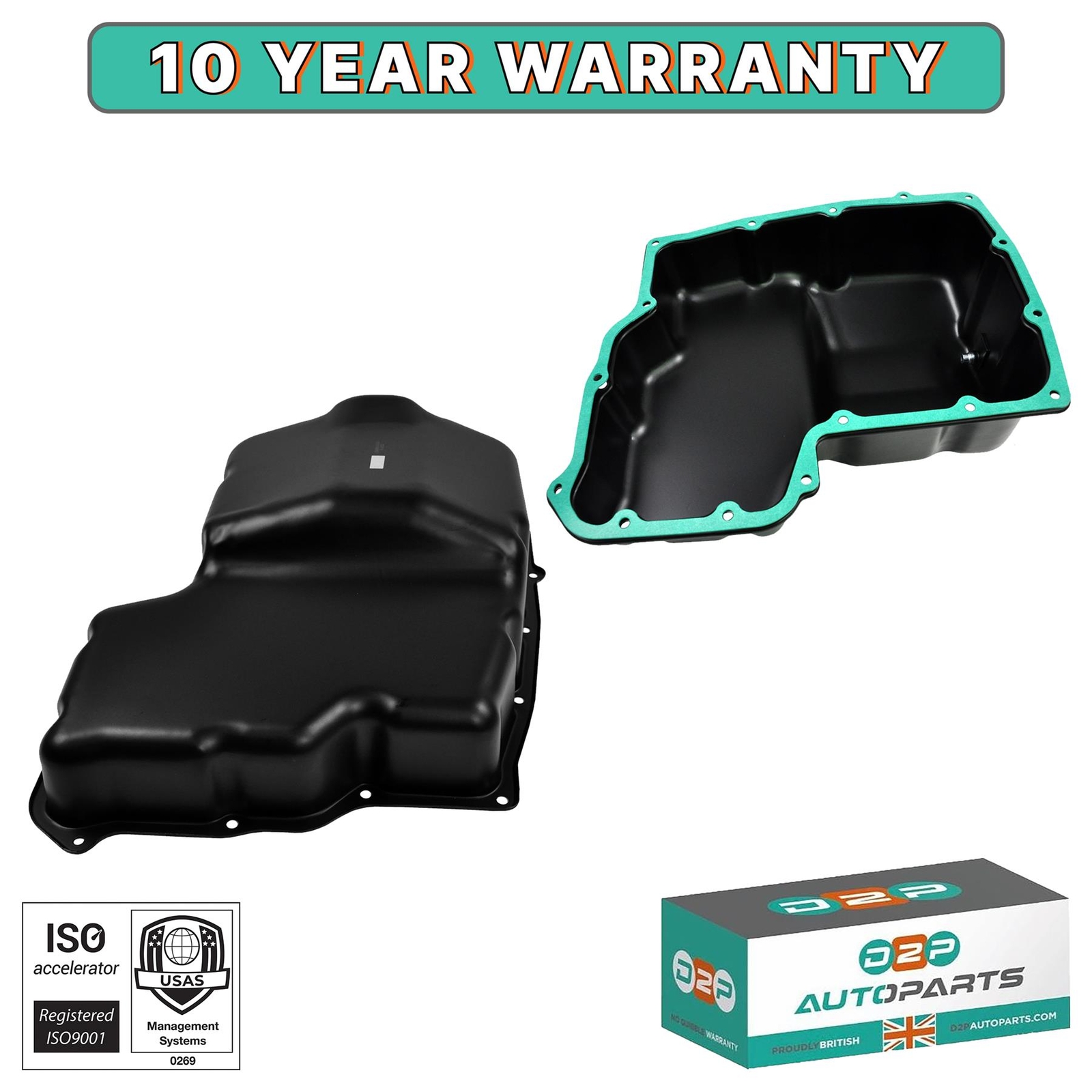 FOR LANDROVER DEFENDER CABRIO /PICKUP 2.4 TD4 4X4 OIL SUMP OIL SUMP PAN + GASKET