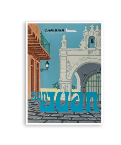 San Juan Poster Puerto Rico Art Print