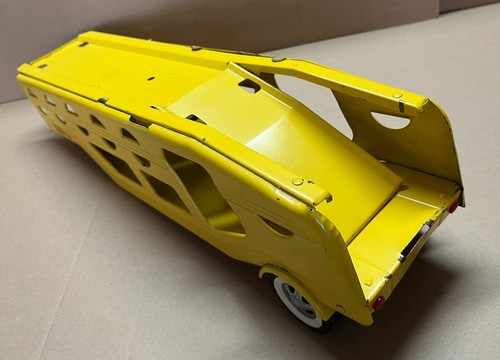Vintage Tonka Car Carrier 27" Pressed Steel - Above Average Condition! - Picture 11 of 18