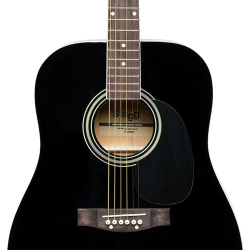 Stagg Black European Dreadnought Acoustic Guitar Student - Picture 2 of 5