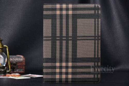 Folio Wallet Net Grid Leather Stand Smart Sleep/Wake Case Cover For Apple iPad - Picture 15 of 23