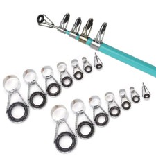 14 x DIY Angelrute Spitzenring Rutenring Führungsringe Set