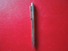 J6349 VTG CARAN D' ACHE BALLPOINT PEN SILVER  PLATED NICE USED CONDITION SEE DES