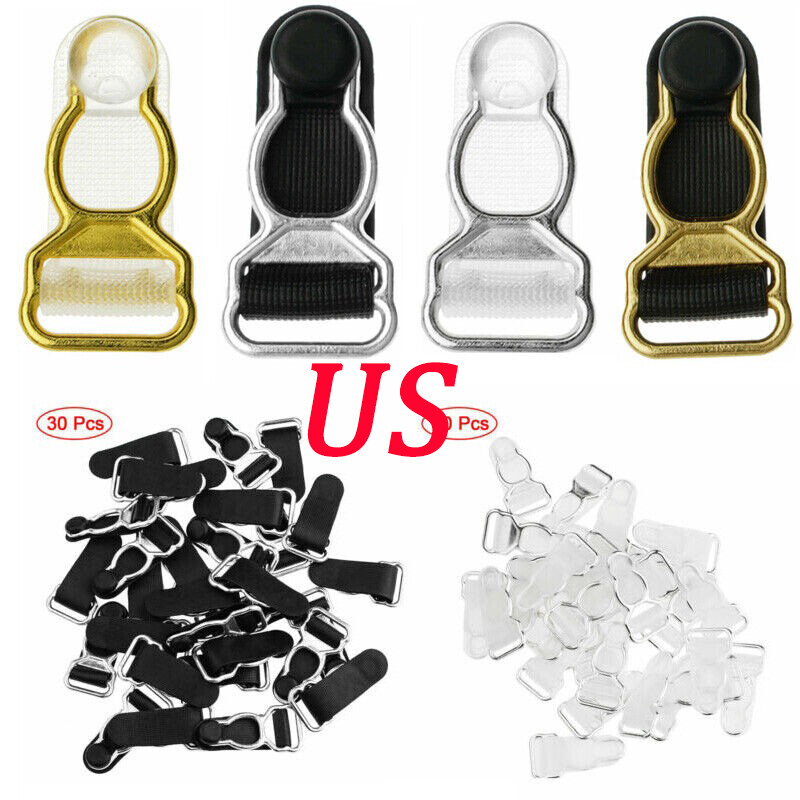 12mm Plastic Garter Clips 20 PCS Clear Plastic Garter Clips - Replacement  Grips For Corsets, Suspenders, Stockings & Lingerie Clear Stocking Clips