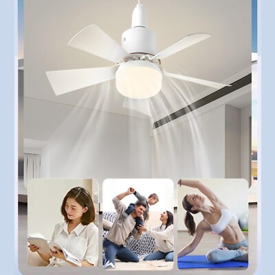 Deckenventilator Ventilator Lüfter LED-Deckenlampe Beleuchtung mit Fernbedienung