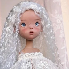 1/6 BJD Doll with Resin Blue Bean Cute Little Cloth Girl Bare Doll Holiday Gifts