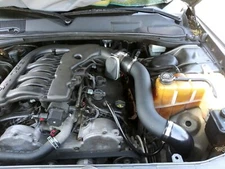 All BLACK COATED 2PC Cold Air Intake Kit For 06-10 Dodge Charger SE/SXT 3.5 V6